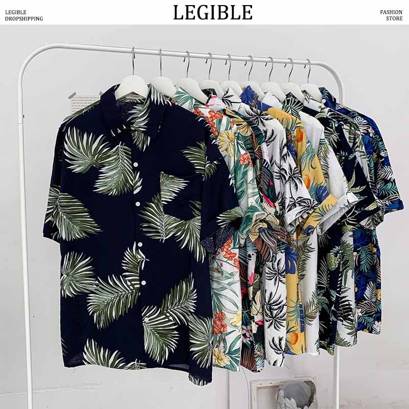 LEGIBLE-Floral-Shirt-Men-2020-Men-Korean-Fashion-Short-Sleeve-Shirt-Male-Hawaiian-Shirts-Casual-Loose